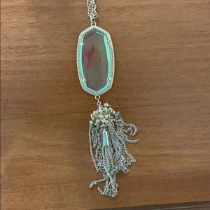 Rayne gold Kendra Scott Dichroic Glass necklace